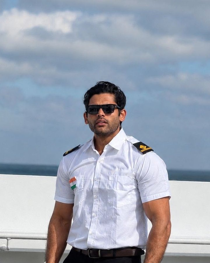 Uditanshu Singh, founder of The Chartroom Trader, on the deck of his ship